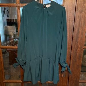 Mud Pie Deep Teal Long Sleeve Dress
